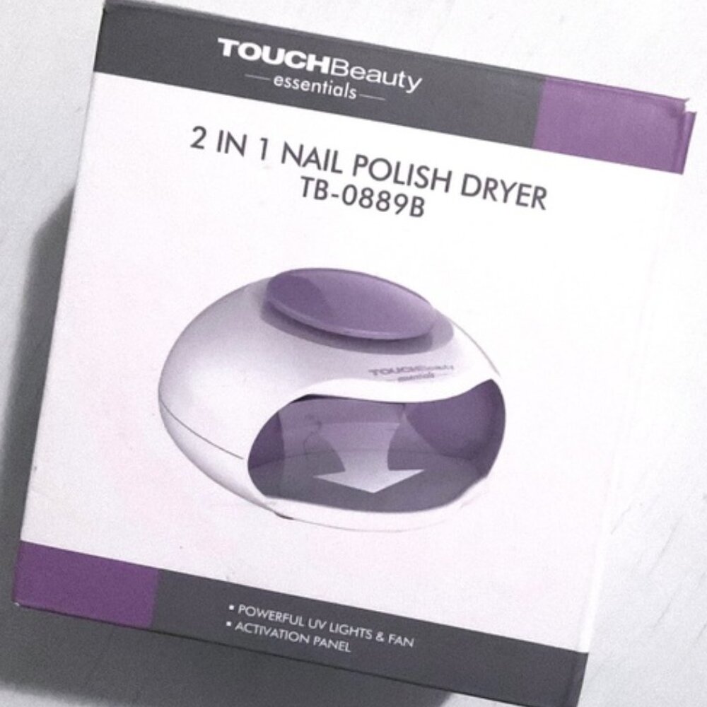 New 🎀  Nail Dryer Touch Beauty 2 in 1 Nail UV Light Acrylic Shellac Nail Tools